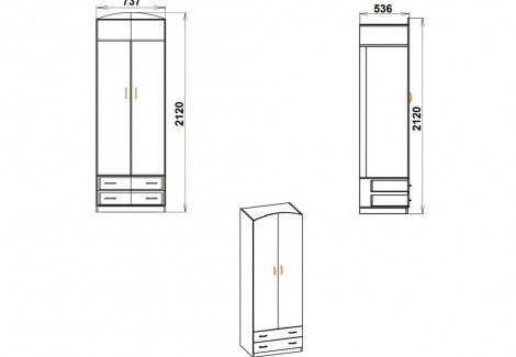 Шкаф-4 Компанит