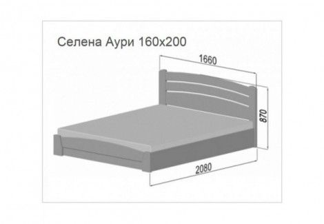 Кровать Селена Аури Эстелла