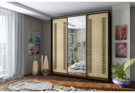 Шафа купе «Гарант» трьохдверна 230х240х60