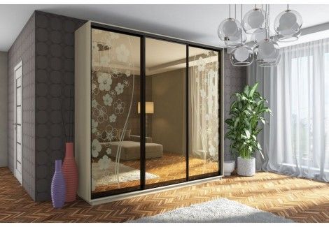 Шафа купе «Гарант» трьохдверна 250х240х45