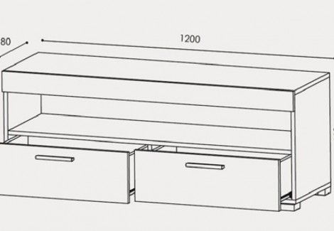 Тумба ТВ-1200 Британия Эверест