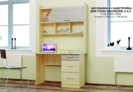 Стол компьютерный Школьник-4 Эверест