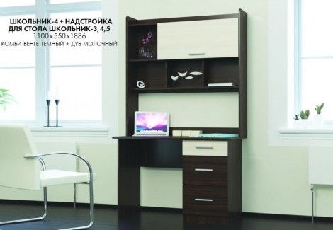 Стол компьютерный Школьник-4 Эверест