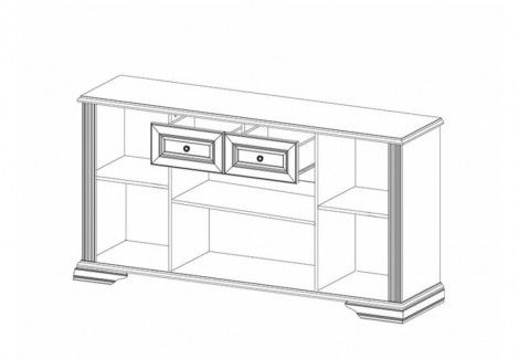 Комод_4D2S Вайт Гербор