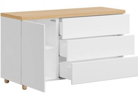 Комод MODAI KOM1D3S/B BRW Польша