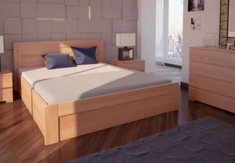 Двуспальная кровать Орландо с подъемным механизмом ХМФ