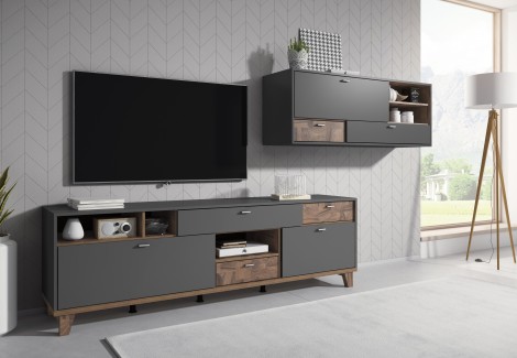Тумба ТВ 2D3S Move Helvetia (Польша)