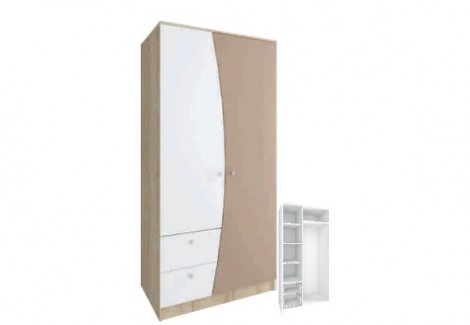 Шкаф L/P Капучино Феникс